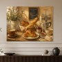 Pariser Frühstücksstillleben als Kunstdruck oder Poster