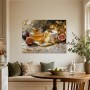 Stillleben mit Feigen und Honig als Kunstwerk oder Fine Art Print