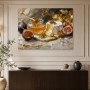 Stillleben mit Feigen und Honig als Kunstwerk oder Fine Art Print