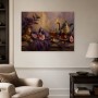 Stillleben mit Feigen und Tee, Kunstdruck oder Leinwandbild
