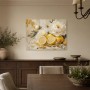 Zitronen und Blüten als Wandbild oder Kunstdruck