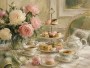 Elegantes Blumenstillleben als Kunstdruck oder Wandbild