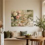 Elegantes Blumenstillleben als Kunstdruck oder Wandbild