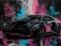 Exotischer Sportwagen als Modernes Wandbild oder Gallery Print