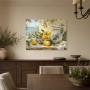 Mediterranes Stillleben mit Zitronen, Wandbild oder Kunstdruck