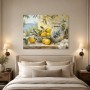 Mediterranes Stillleben mit Zitronen, Wandbild oder Kunstdruck