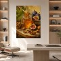 Stillleben mit Feigen und Honig, Kunstdruck oder Leinwandbild