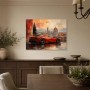 Roter Sportwagen vor Florenz, Fine Art Print oder Acrylbild