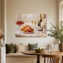 Elegantes Stillleben mit Champagner, Leinwand oder Kunstdruck