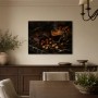 Dunkles Kaffee-Stillleben als Kunstdruck oder Poster