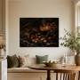 Dunkles Kaffee-Stillleben als Kunstdruck oder Poster