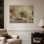 Elegante Tafel mit Kerzenlicht, Leinwand und Poster