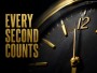 Golden Timepiece Poster oder Wandbild mit schwarzem Luxusakzent
