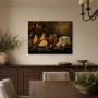 Stillleben mit Birnen und Käse, Kunstdruck oder Gallery Print