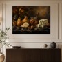 Stillleben mit Birnen und Käse, Kunstdruck oder Gallery Print