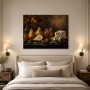 Stillleben mit Birnen und Käse, Kunstdruck oder Gallery Print