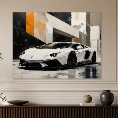 Luxuriöses Sportcoupé als Wandbild oder Acrylbild