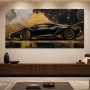 Luxuriöser Sportwagen als Acrylbild oder Leinwandbild