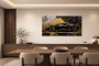 Luxuriöser Sportwagen als Acrylbild oder Leinwandbild