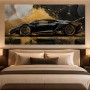 Luxuriöser Sportwagen als Acrylbild oder Leinwandbild