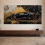 Luxuriöser Sportwagen als Acrylbild oder Leinwandbild