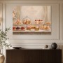 Französische Patisserie als Kunstdruck oder Wandbild für stilvolle Räume