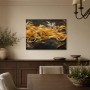 Goldene Bänder auf dunklem Grund als Acrylbild oder Fine Art Print