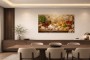 Italienisches Stillleben mit Pasta und Tomaten, Leinwand oder Kunstdruck