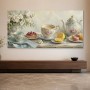 Florales Stillleben als Kunstdruck oder Wandbild mit Teekanne