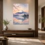 Fujiyama im Morgenlicht, Kunstwerk und Fine Art Print