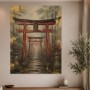 Torii-Pfad im Nebel, Modernes Wandbild oder Fine Art Print