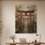 Torii-Pfad im Nebel, Modernes Wandbild oder Fine Art Print
