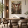 Torii-Pfad im Nebel, Modernes Wandbild oder Fine Art Print