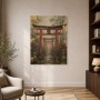 Torii-Pfad im Nebel, Modernes Wandbild oder Fine Art Print