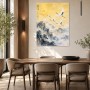 Japanische Kraniche im Morgenlicht, Wandbild oder Kunstdruck