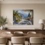 Mediterrane Küstenidylle als Wandbild oder Kunstdruck