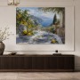Mediterrane Küstenidylle als Wandbild oder Kunstdruck