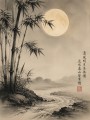 Japanische Tuschelandschaft als Kunstdruck und Fine Art Print