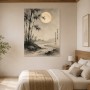 Japanische Tuschelandschaft als Kunstdruck und Fine Art Print