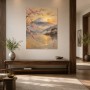 Fuji im Morgenlicht, Leinwand oder Kunstdruck mit Kirschblüten