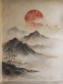 Meditative Berglandschaft als Kunstdruck oder Leinwand