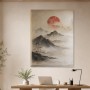 Meditative Berglandschaft als Kunstdruck oder Leinwand