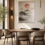 Meditative Berglandschaft als Kunstdruck oder Leinwand