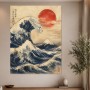 Die Große Welle von Kanagawa als Kunstdruck oder Wandbild