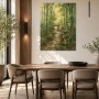 Bambusgarten im Morgenlicht, Wandbild oder Fine Art Print