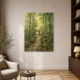 Bambusgarten im Morgenlicht, Wandbild oder Fine Art Print