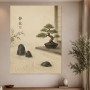 Zen Garten mit Bonsai als Wandbild oder Fine Art Print