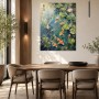 Koi im Teich, Leinwand oder Poster mit japanischer Ruhe