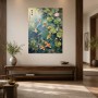 Koi im Teich, Leinwand oder Poster mit japanischer Ruhe