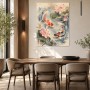 Koi im Wasserkreis, Wandbild oder Fine Art Print mit Lotusblüten